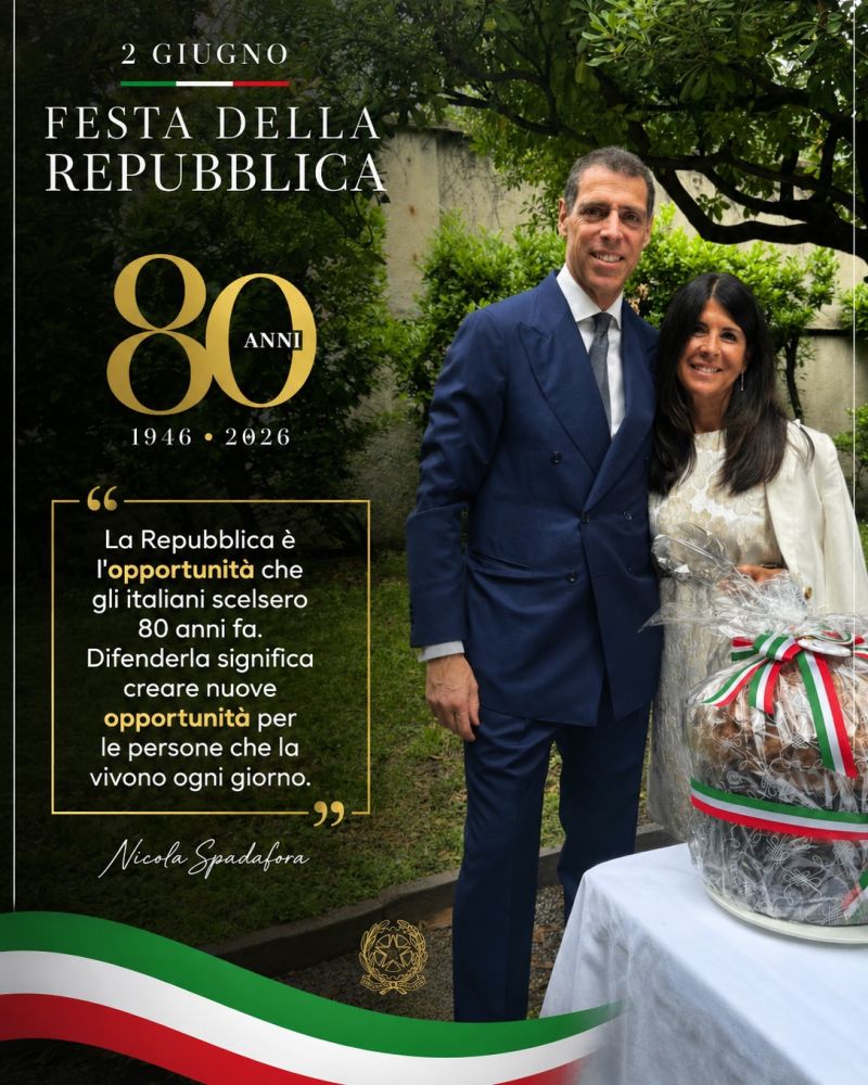 2 giugno: celebrare la Repubblica significa costruire il futuro.