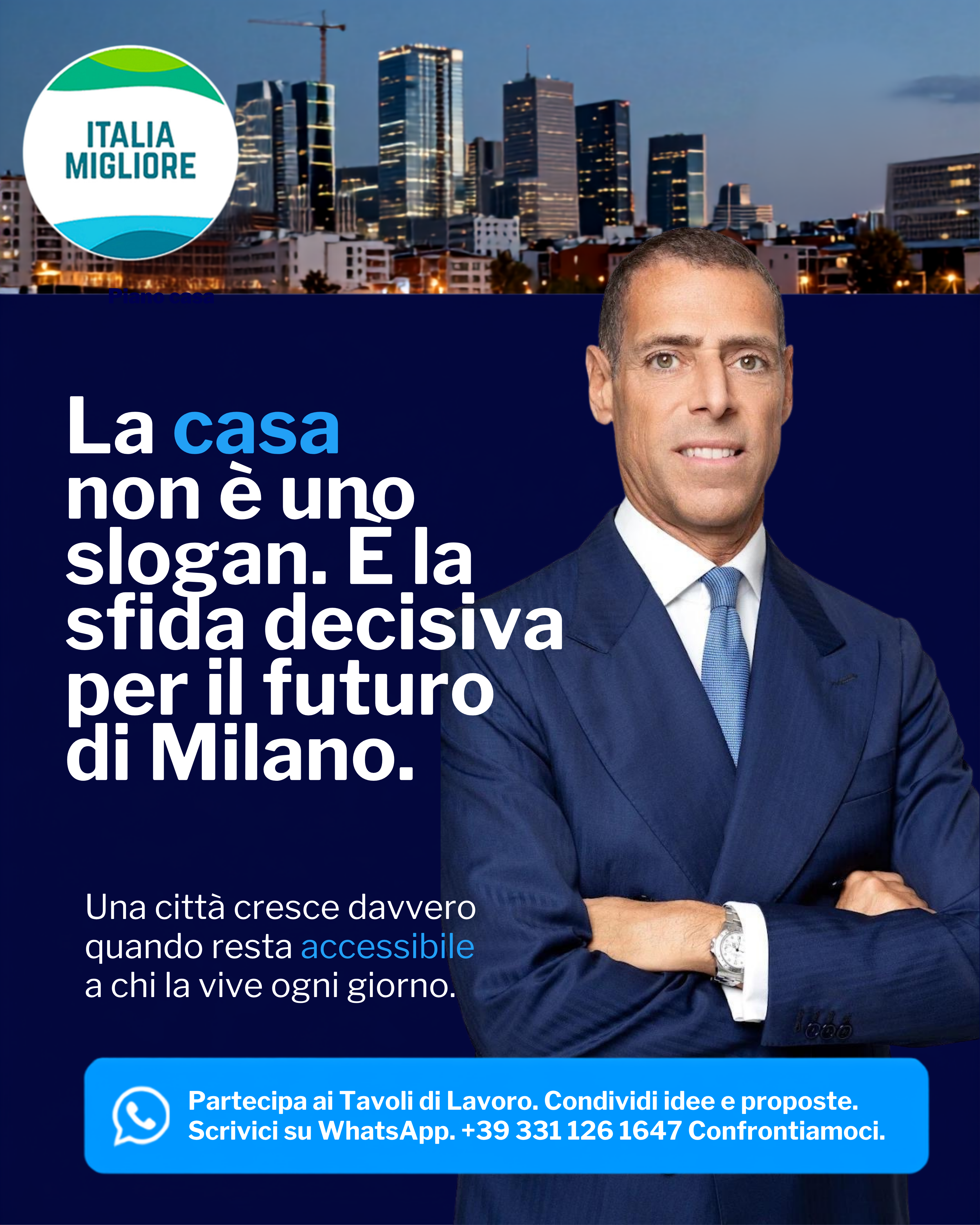 La casa non è uno slogan. È la sfida decisiva per il futuro di Milano.